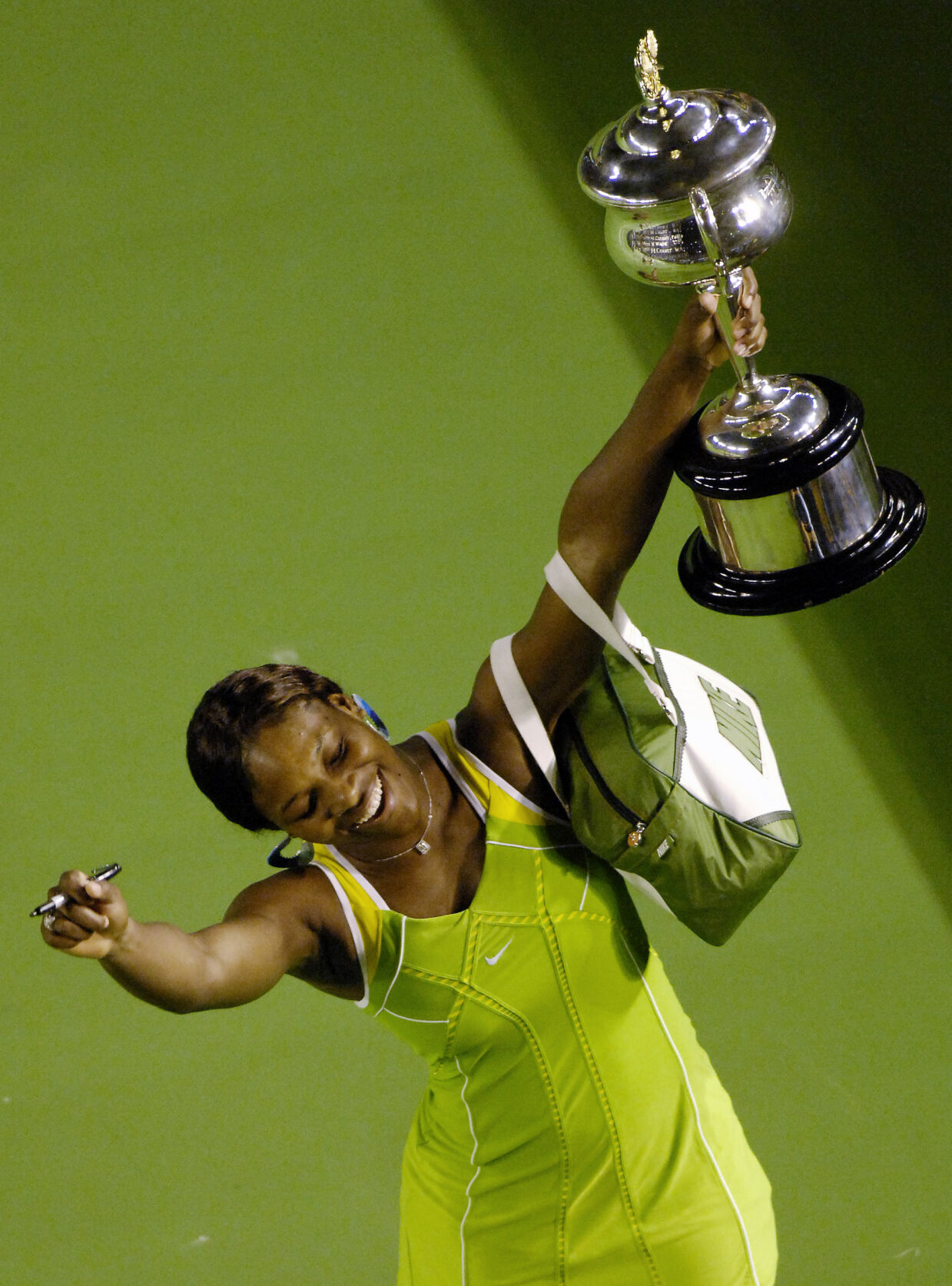 2007: Serena Williams wins her third Australian Open singles title
